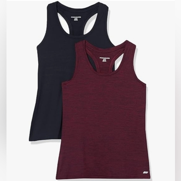 Amazon Essentials Tech Stretch Racerback Tanks (2) - Picture 1 of 9